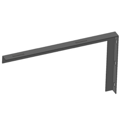 30" WALL BRACKET Black Steel