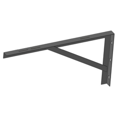 36" WALL BRACKET Black Steel