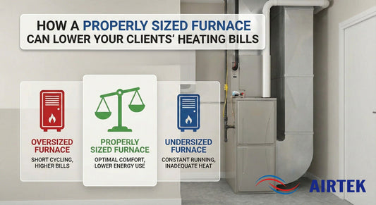 HOW A PROPERLY SIZED FURNACE CAN LOWER YOUR CLIENTS’ HEATING BILLS