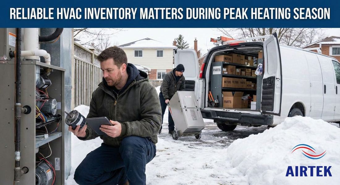 Why Reliable HVAC Inventory Matters During Peak Heating Season