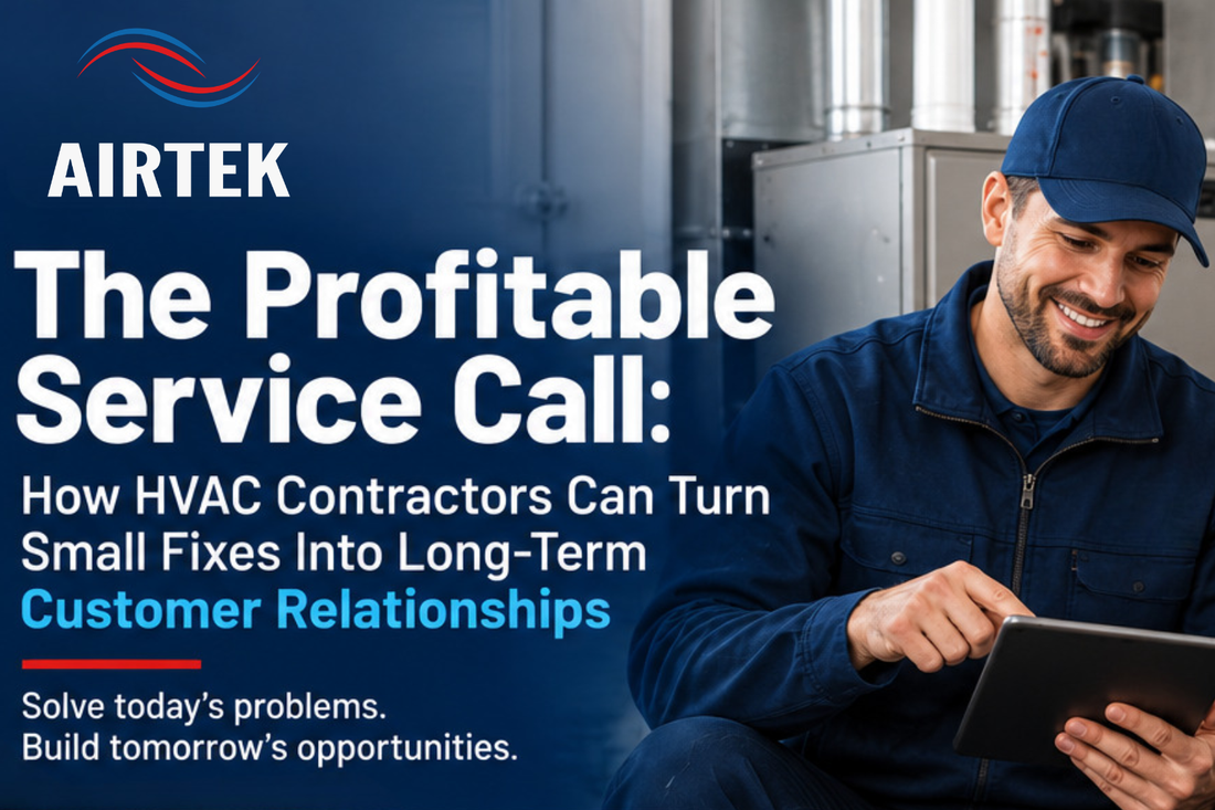 The Profitable Service Call: How HVAC Contractors Can Turn Small Fixes Into Long-Term Customer Relationships