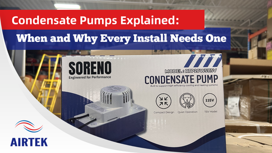 Condensate Pumps Explained: When and Why Every Install Needs One