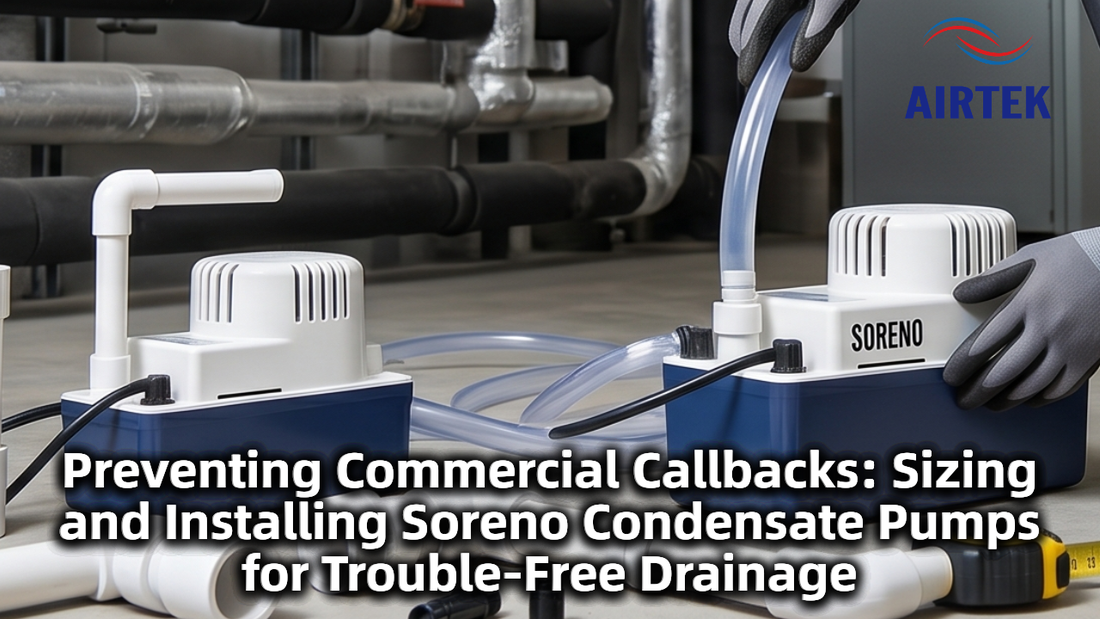 Preventing Commercial Callbacks: Sizing and Installing Soreno Condensate Pumps for Trouble-Free Drainage