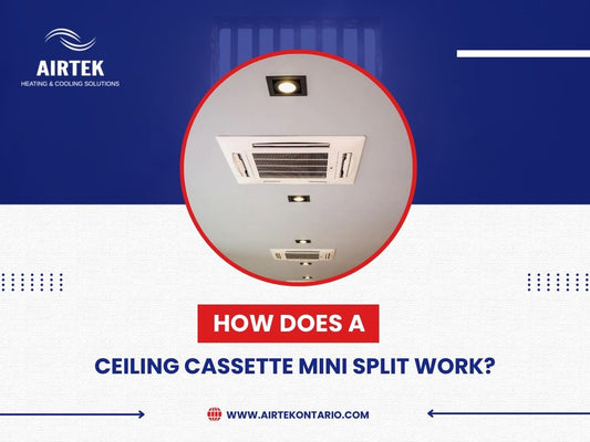 How Does A Ceiling Cassette Mini Split Work?