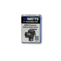 Soupape de sécurité de surpression Watts ASME 3/4"