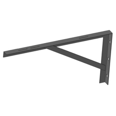 36" WALL BRACKET  Black Steel